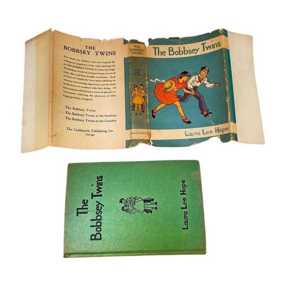 Bobbsey Twins Merry Days Laura Lee Hope Goldsmith Edition HC DJ c 1940 USA - Picture 3 of 13